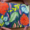 My project for course: Botanical Patterns in a Sketchbook: Conquer the Blank Page. Un progetto di Illustrazione tradizionale, Pattern design, Illustrazione botanica e Sketchbook di Natali Schumacher - 11.04.2023