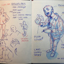 Sketchbook illustrations + sketch. Een project van Traditionele illustratie,  Schetsen,  Tekening, Sketchbook y Anatomisch tekenen van Alexander Steenhorst - 12.04.2023