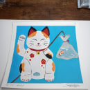 Mon projet du cours : Initiation à la gouache : voyage coloré au Japon. Un projet de Illustration traditionnelle, Beaux Arts, Peinture , et Peinture gouache de brunapiccioli-pro - 15.04.2023