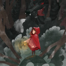 Little red riding hood. Un progetto di Illustrazione digitale di Hugo Valente - 18.04.2023