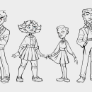 OCs character designs. Character Design project by Lucia Mostarda - 04.21.2023