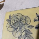 Mi proyecto del curso: Introducción a las técnicas del tatuaje Ein Projekt aus dem Bereich Traditionelle Illustration, Tattoodesign und Botanische Illustration von jhonatanedu749 - 21.04.2023
