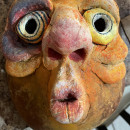 Máscara de diablo: Álamo. Direção de arte, Artesanato, e Escultura projeto de Edgar Véjar - 21.04.2023