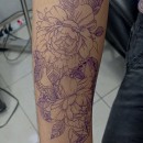 Mi proyecto del curso: Tatuaje botánico con puntillismo. Traditional illustration, Tattoo Design, and Botanical Illustration project by Galo Rivadeneira - 04.18.2023