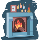 Keep youself warm and comfortable . Traditional illustration, Graphic Design, Vector Illustration, Digital Illustration, and Digital Painting project by Valentyna Adamenko - 04.25.2023