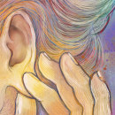 Ear Fidgeting. Un projet de Illustration traditionnelle de Kim - 07.04.2023