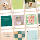 My project for course: Instagram Feed Design with Canva. Un projet de Design graphique, Marketing, Réseaux sociaux, Instagram , et Conception numérique de daniellawrasse - 25.04.2023
