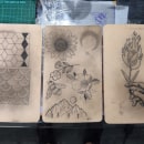 Meu projeto do curso: Introdução à tatuagem. Traditional illustration, Tattoo Design, and Botanical Illustration project by Fellipe Mandu - 02.10.2023