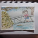 Meu projeto do curso: Ilustração em aquarela com influência japonesa. Traditional illustration, Drawing, and Watercolor Painting project by Catarina ZS - 04.30.2023