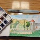 Proyecto Final: Mi viaje a las Sierras de Córdoba, Argentina. Traditional illustration, Watercolor Painting, Architectural Illustration, and Sketchbook project by Cynthia Barrios - 04.23.2023