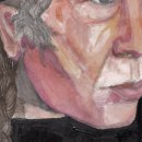 My project for course: Watercolor Portrait from a Photo. Un projet de Illustration traditionnelle, Aquarelle, Illustration de portrait , et Dessin de portrait de Katherine Hall - 18.05.2023