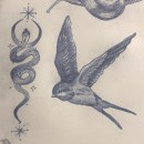 Meu projeto do curso: Tatuagem para principiantes. Tattoo Design project by Felipe Mello - 05.23.2023