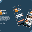 Find My Pet - Diseño de App (Android) - UX/UI. UX / UI projeto de David Sueldo - 23.05.2023