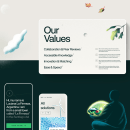 Green Swan Lab. Fighting Climate Change. Design, Traditional illustration, UX / UI, Art Direction, Web Design, and Web Development project by Media.Monks - 05.24.2023