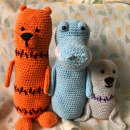 Mi proyecto del curso: Crochet: crea y transforma tus amigurumis. Arts, Crafts, To, Design, Fiber Arts, DIY, Crochet, Amigurumi, and Textile Design project by yandramelet - 05.24.2023