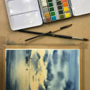 Watercolor painting  Ein Projekt aus dem Bereich Aquarellmalerei von Farya - 25.05.2023