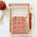 Woven Artworks: Frame Loom. Weaving project by Rachel Snack - 05.26.2023