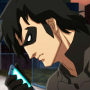 Reel de animación - Nightwing (Diseño existente). Un proyecto de Animación, Animación de personajes, Animación 2D, Edición de vídeo y Postproducción audiovisual de Lautaro Chinigioli - 31.05.2023