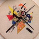 Reproduction Kandisky en  Broderie. Embroider project by marion.hureau - 06.02.2023