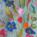 Meu projeto do curso: Ilustração botânica de pinturas acrílicas florais. Un proyecto de Bellas Artes, Pintura, Pintura acrílica e Ilustración botánica de Maria Moll - 02.06.2023