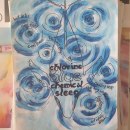 Chlorine Blue Chemical Sleep. Ilustração tradicional, Lettering, e Desenho artístico projeto de bab_bea - 04.06.2023