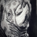 Rinoceronte Ein Projekt aus dem Bereich Traditionelle Illustration von Montse Resendiz - 06.06.2023