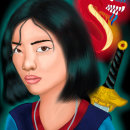 Mulan. Traditional illustration, Film, Drawing, and Digital Illustration project by Lucia Cahuex - 06.08.2023