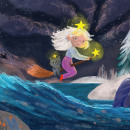 My project for course: Children’s Illustration with Procreate: Paint Magical Scenes. Traditional illustration, Digital Illustration, Children's Illustration, Digital Painting, and Picturebook project by Dina Mullern - 06.09.2023
