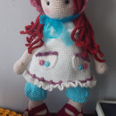 Mi proyecto del curso: Elaboración de muñecas amigurumi románticas. Un proyecto de Artesanía, Diseño de juguetes, Tejido, Crochet, Amigurumi y Diseño textil de Mirian vilo agoni - 30.05.2023