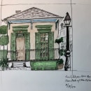 My project for course: Expressive Architectural Sketching with Colored Markers. Esboçado, Desenho, Ilustração arquitetônica, Sketchbook e Ilustração com tinta projeto de linda - 12.06.2023