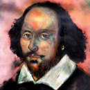 William Shakespeare Portrait. Un proyecto de Pintura, Dibujo, Pintura a la acuarela, Ilustración de retrato, Dibujo de Retrato e Ilustración con tinta de Lysa Karell - 13.06.2023