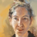My project for course: Contemporary Oil Portraiture - without oil. Un proyecto de Ilustración tradicional, Bellas Artes, Pintura, Ilustración de retrato y Pintura al óleo de drkqdmb6wz - 14.06.2023