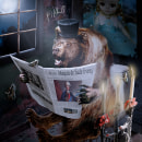 El Oso Gótico. Design, Traditional illustration, Advertising, Digital Painting, and Photomontage project by adolfuri_ - 06.15.2023