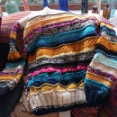 Mi proyecto del curso: Introducción al tejido de punto de prendas oversize. Accessor, Design, Fashion, Fashion Design, Fiber Arts, and Knitting project by Mimi Araya Canobra - 06.13.2021