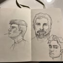 Mi proyecto del curso: Sketchbook de retrato: explora el rostro humano. Esboçado, Desenho, Desenho de retrato, Desenho artístico, e Sketchbook projeto de Sebastián Sosa Sánchez - 21.06.2023