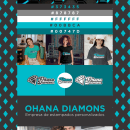 Diseño de Identidad para OHANA DIAMONS. Design, and Graphic Design project by Abril Rainbow - 06.22.2023