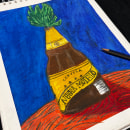 Mi proyecto del curso: Dibujo creativo con pasteles al óleo. Traditional illustration, Fine Arts, Pencil Drawing, and Drawing project by Agustina Padilla Mouriño - 06.28.2023