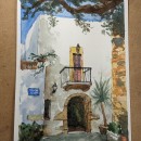 Architecture watercolor painting project. Un proyecto de Ilustración tradicional, Arquitectura y Pintura a la acuarela de Greg Garbinsky - 29.06.2023