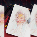 My project for course: Vibrant Portrait Drawing with Colored Pencils. Un proyecto de Dibujo, Dibujo de Retrato, Sketchbook y Dibujo con lápices de colores de Julián Cartechini - 03.07.2023