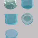 The groovy glass, third semester AutoCAD2 final project. Un proyecto de 3D, Dirección de arte, Diseño gráfico, Diseño de producto, Tipografía, Creatividad y Modelado 3D de Francesca Bouscayrol - 29.05.2023