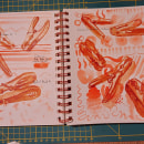 My project for course: Creative Watercolor Sketching for Beginners. Ilustração tradicional, Esboçado, Criatividade, Desenho, Pintura em aquarela, e Sketchbook projeto de Fatima Solovjova - 26.06.2023
