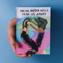 Social Media Will Tear Us Apart - Novela Gráfica . Un progetto di Design, Illustrazione tradizionale, Design editoriale e Illustrazione editoriale di Pamela Calero - 05.07.2023