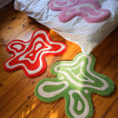 Squiggly psychedelic rug. Arts, and Crafts project by Zeyu Cheng - 07.07.2023