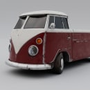 VOLKSWAGEN T1 . 3D, and 3D Modeling project by sabicogu - 07.01.2023