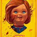 Child's Play 1988 Chucky illustration. Ilustração tradicional projeto de Leonardo Paciarotti Di Maggio - 10.07.2023