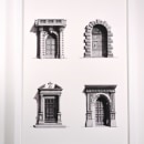 Doors of Rome. Un proyecto de Ilustración tradicional, Arquitectura, Dibujo a lápiz, Dibujo, Dibujo realista e Ilustración arquitectónica de Chris Henton - 26.06.2023