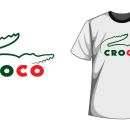 Projecto de criação de marca e design CROCO para T shirts.. Design, Publicidade, Br, ing e Identidade, Design de vestuário, Moda, e Design gráfico projeto de Mário Tuggaz - 19.07.2023