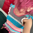Mój projekt z kursu: Ubrania wykonane szydełkiem o różnych wzorach i kolorach. Un projet de Mode, St, lisme, Art textile, Crochet , et Design textile de Marlena Zduńczuk - 20.07.2023