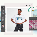 diseño de estampa | Nike. Een project van  Ontwerp, Mode y Vectorillustratie van Mila Moura - 15.01.2023