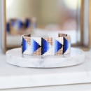 Virna Bracelet. Accessor, Design, Jewelr, Design, and Weaving project by Marion Mazô - 07.29.2023